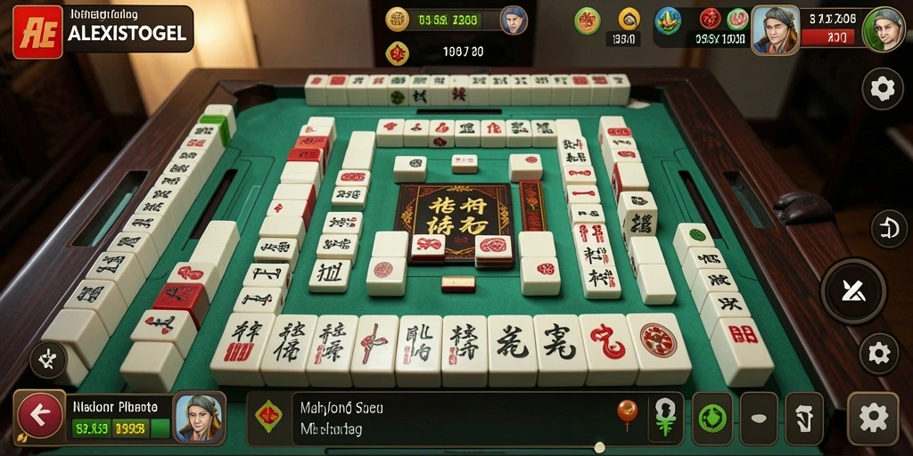 Gameplay seru dan menantang dari ALEXISTOGEL dalam Mahjong.