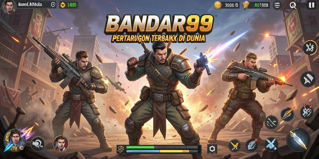 Gameplay BANDAR99 yang mendebarkan dengan pertarungan intens.