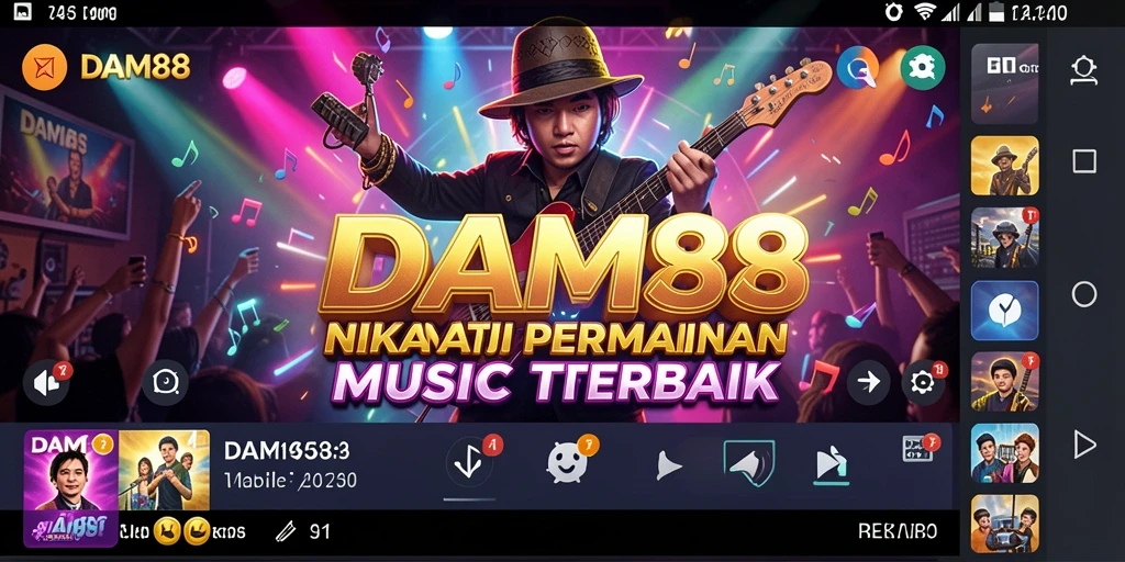 Tampilan gameplay <strong>DAM88</strong> yang menarik dan penuh warna.