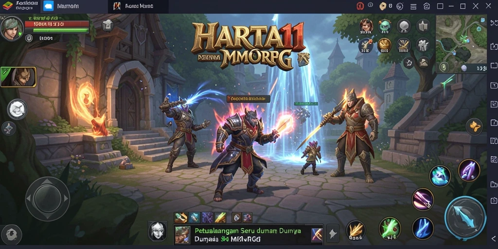 Tampilan gameplay HARTA11 yang memukau dan penuh aksi.