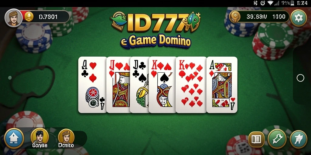 Tangkapan layar gameplay mewakili keseruan permainan Domino.