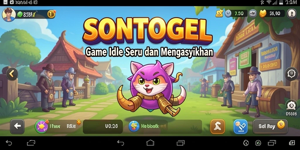 Screenshot gameplay SONTOGEL yang menunjukkan keseruan bermain Idle.