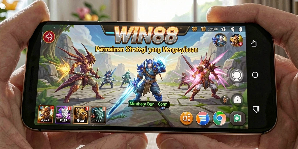 Tangkapan layar gameplay WIN88 menunjukkan strategi yang mendalam dan gameplay yang seru.
